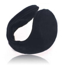 Orejeras ajustables unisex para invierno, para detrás de la cabeza, color negro