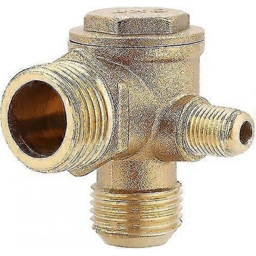 Brass Compressor Check Valve External Thread 90 Degrees 20*19*10mm