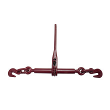 Mytee Products 5/16""""-3/8"""" zware ratellastbinder met grijphaken 5.400 lbs werklastlimiet | Vastbindende kettingbinders voor diepladers, rood