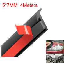 4m T-Form Gummi Auto Tür Dichtung Streifen Haube Stamm Rand Weathers Moulding Trim EPDM Gummi mit doppelseitigem