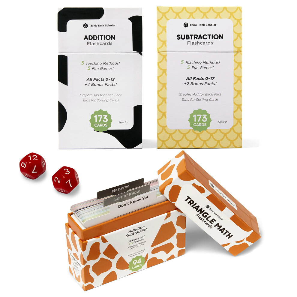 Ultimate Addition  Subtraction Math Mastery Flash Cards Bundle 722 Equations All Facts 012 for Engaging K3rd Grade Learnin-image-OPC-PFR6YBP-NEW