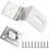 Heavy Duty Right Angle 5.5" Lockable Safety Hasp 3