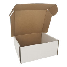 CH-BOX 50 PACK 7X6X3 '' Sm? forsendelsesbokse Blanding af pap-mailere til Business White (CM763)