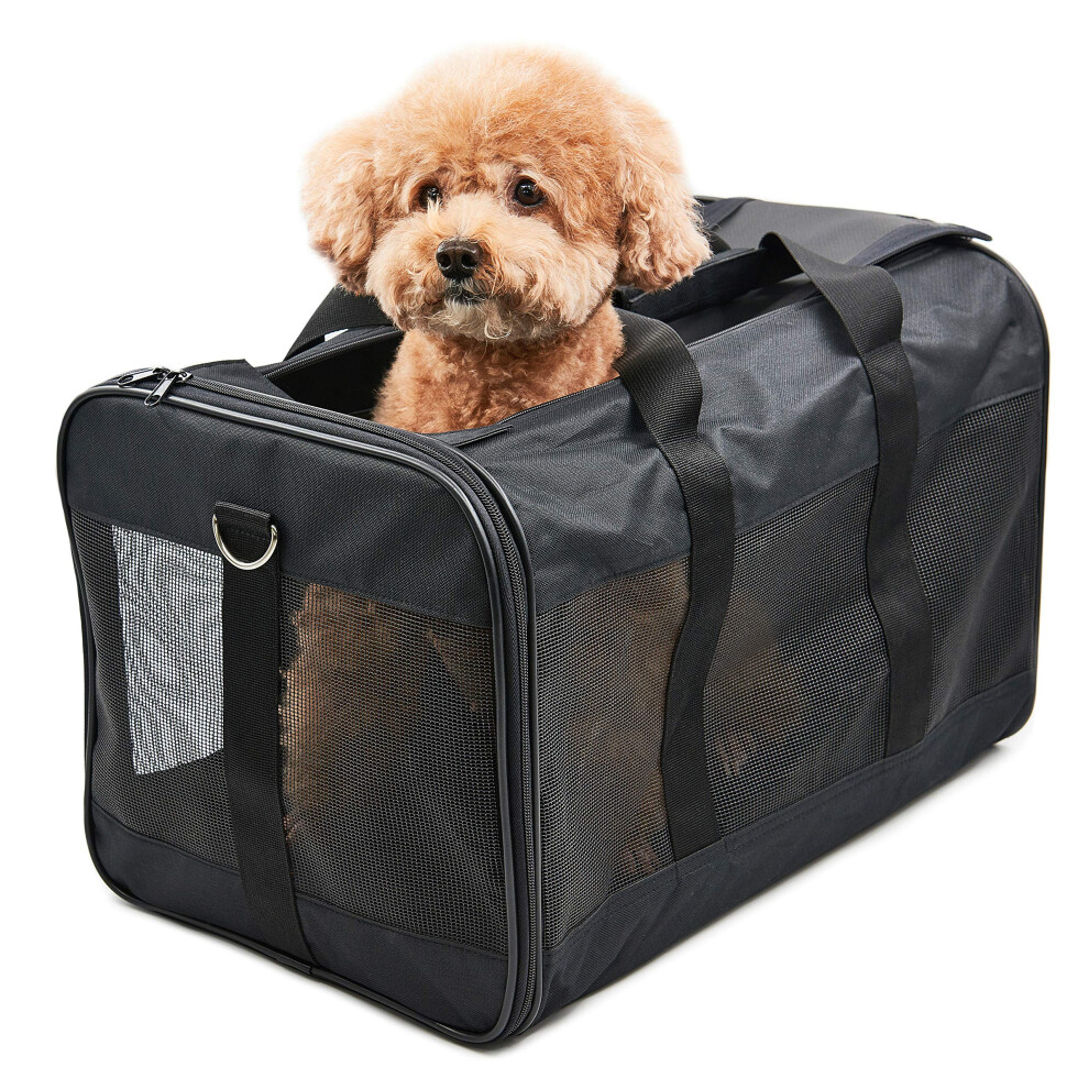 Hitch Scratchme Pet Travel Carrier Zachte, Draagbare Tas Voor Katten Kleine Honden Kittens Of Puppy's Opvouwbaar Duurzaam Goedgekeurd Door Luchtv-image