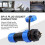 Aviation Connector, Ip68 Sp13 Waterproof Aviation Connector(2pin) 2