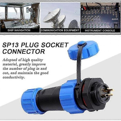 Aviation Connector, Ip68 Sp13 Waterproof Aviation Connector(2pin) 1