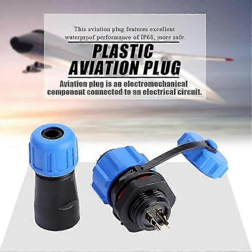Aviation Connector, Ip68 Sp13 Waterproof Aviation Connector(2pin) 2