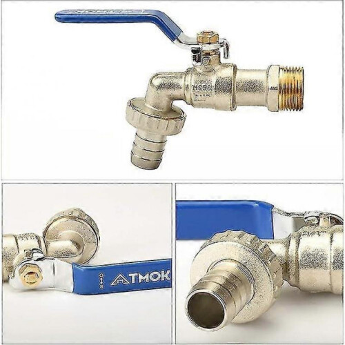 Tank Faucet Adapter 3/4" Threaded Connector (blue) 1