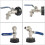 Tank Faucet Adapter 3/4" Threaded Connector (blue) 3