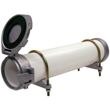 Buyers Products CC600 PVC Conduit Carrier Kit 6 Inch Diameter Mounting Hardware Included Spring-Loaded Latch Weather-Resistant Door Gasket
