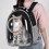 (Black) Cat Carrier Backpack Bubble, Carrier Backpack for Small Dog 2