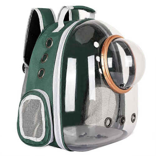 (Green) Cat Carrier Backpack Bubble, Carrier Backpack for Small Dog 2