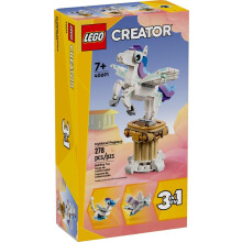 LEGO Creator 3 in 1 Mythisch Pegasus Cadeau voor kleinkinderen, meisjes en jongens, bouwbaar speelgoed 40691 (278 stuks)