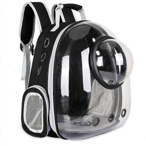 (Black) Cat Carrier Backpack Bubble, Carrier Backpack for Small Dog 2
