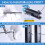 Muzata 10Pack 1/8" Αόρατο Κιτ Κάγκελου Ράγας Ρυθμιζόμενο Πόλο T316 Ανοξείδωτο Ατσάλι 3