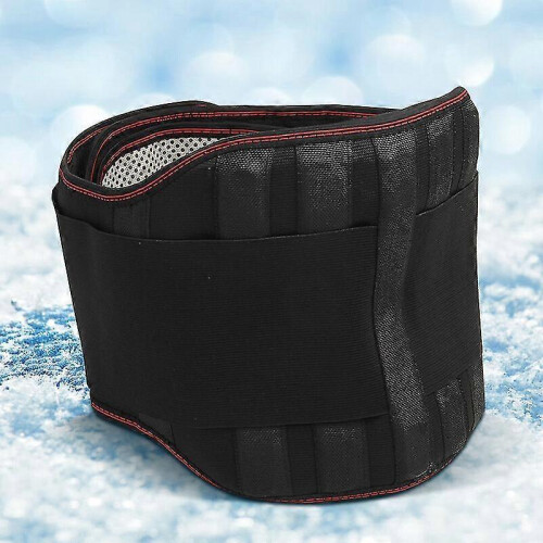 Back Support Strap Adjustable Support Strap Removable Lumbar Pad Unisex (xl) 2