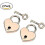 Padlock with Key, 2 Heart Skull Padlocks (rose Gold) 4