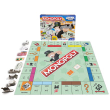 Spin Master Games Monopoly Board Game Giant Edition Indoor & Outdoor Games Kids Games Family Game Night Game Families & Kids Ages 6+