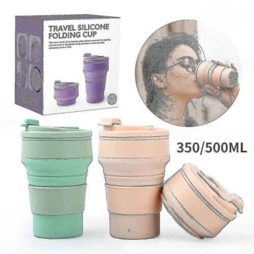 Silicone Portable Travel Mug 1