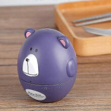 Kitchen Timer Egg Timer Cute Cartoon Animal Shape 55 Minutes (purple Bear)