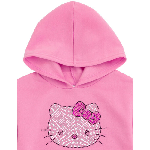 Hello Kitty Hello Kitty Fleece-Pullover-Kapuzenpullover fr kleine Mdchen, Rosa, 78 2
