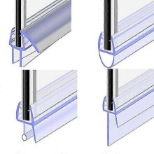 Window Seal 12mm Water Deflector Seal Glass Door Seal