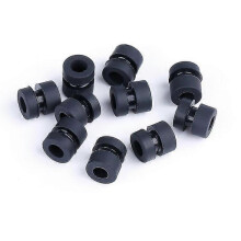 20pcs M3 Anti-shock Black Balls Damping Balls for Fpv F4 F7 V2 Upgraded Accs