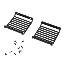 2pcs Led Headlight Cover Guard Grille for 1/10 Rc Crawler Car Trx-4 T4
