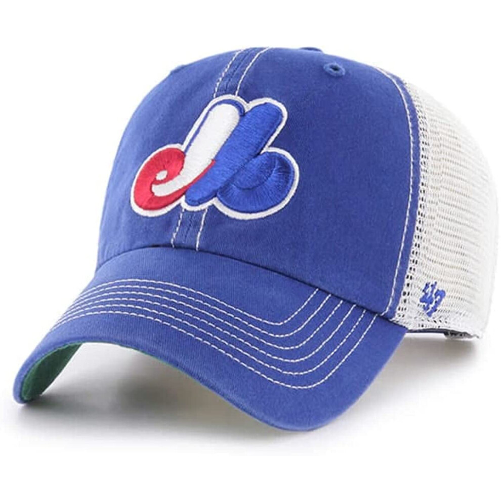 '47 Mlb Trawler Cooperstown Mesh Clean Up Verstellbare M Tze, Einheitsgr E F R Erwachsene (As1 Alpha One_Size Montreal Expos)-image
