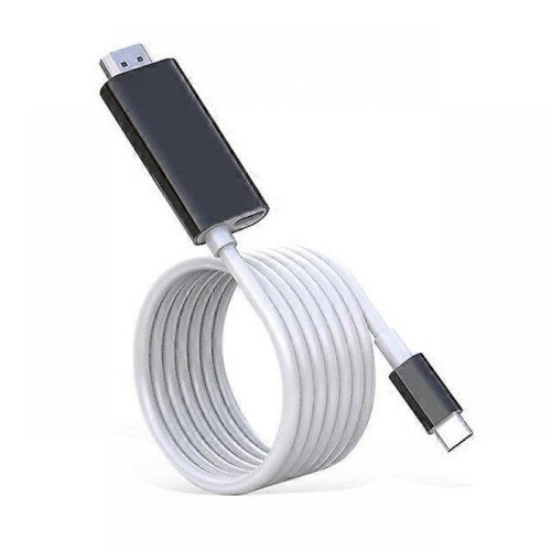 (White) USB Type C To 4K HDMI Conversion Adapter Cable for TV Mobile Computer HD Cast Screen Line Projection Converter