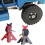 2pcs/set Metal Jack Stands 3 Tons Reping Tool for 1/10 Rc Crawler Climbing Car 2