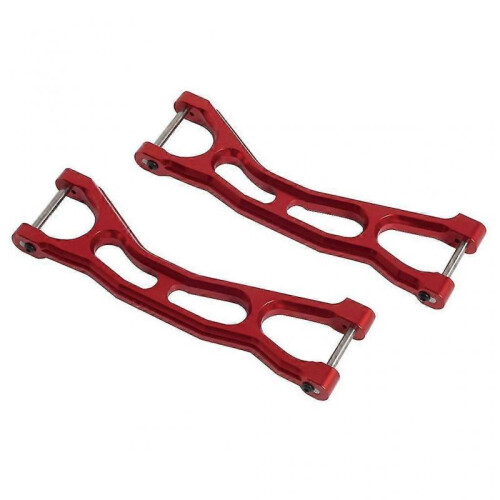 (Red) 2pcs Model Car Front/rear Suspension Arm Kits Heavy Duty Interior Rc Accessory