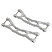 (Silver) 2pcs Model Car Front/rear Suspension Arm Kits Heavy Duty Interior Rc Accessory