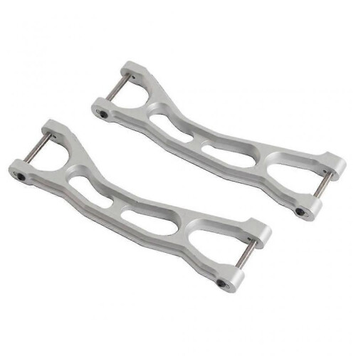 (Silver) 2pcs Model Car Front/rear Suspension Arm Kits Heavy Duty Interior Rc Accessory