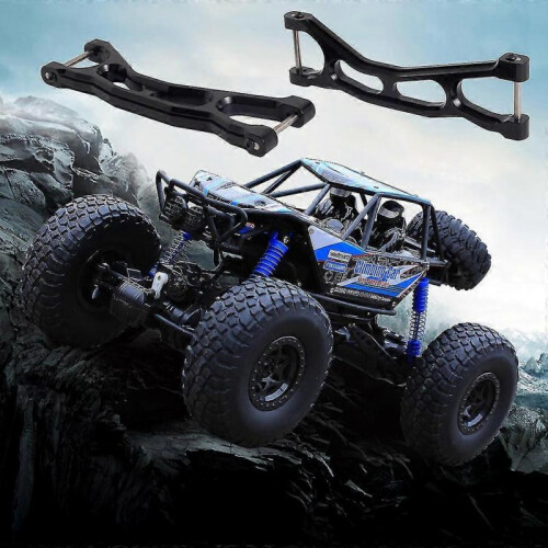 (Silver) 2pcs Model Car Front/rear Suspension Arm Kits Heavy Duty Interior Rc Accessory 1