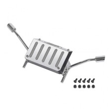 Simulation Metal for Tank Exhaust Pipe for 1/10 Trx-4 Rc Car