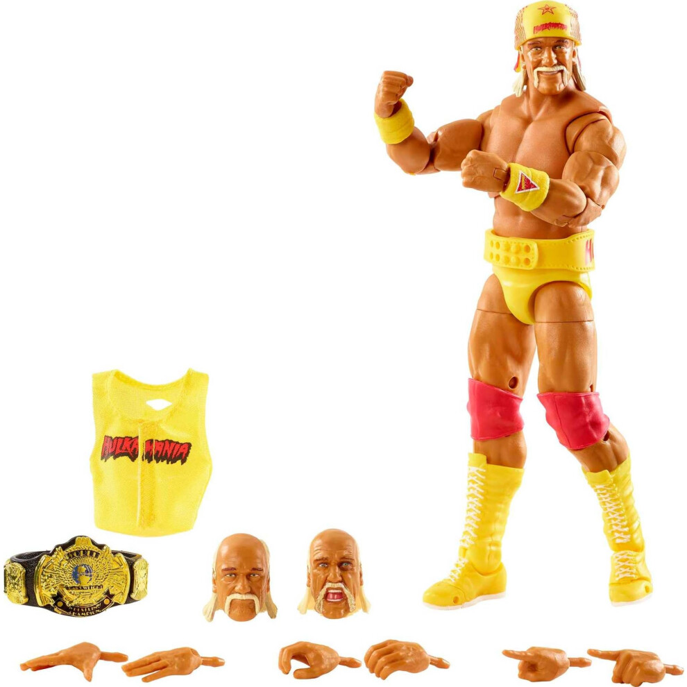 Hulk Hogan Fan Takeover Ultimate Edition Elite Mattel Wrestling-image