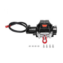 (Black) Rc Car Automatic Simulated Winch For 1/10 Rc Crawler Car Scx10 Redcat Rc