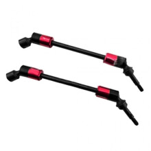 2pcs Splined Cvd Swing Driveshaft Axles for 1/10 E-revo Summit for Revo 3.3 E-maxx T-maxx