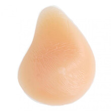 (Left, 600g 21.2oz) Spiral Shape Breast Form Artificial Breast Silicone Breast Prosthesis For Mastectomy Recovery