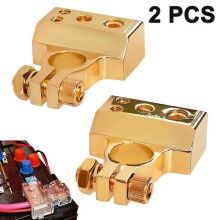 Battery Terminal Connectors Kit Gauge Positive And Negative Clear Covers And Shims for Car Auto Cara