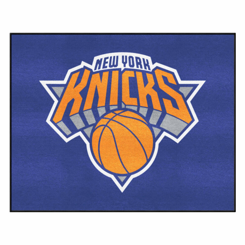 Fanmats 19461 Nba - New York Knicks All-Star Mat | Blauw | 85,5 X 107,5 Cm | Primair Logo Van De Knicks-image