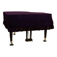 (150 to 160CM, purple) Velvet Grand Piano Cover Piano Cover-antistatic Non-stick Ash