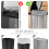 30L Square Stainless Steel Kitchen Bin, Pedal Bin with Soft-Close Lid Dustbin 4