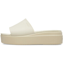 Crocs Dames Brooklyn Platform Slides Sandalen, Bone, Maat_8