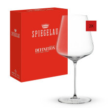 Spiegelau Definition Bordeaux Glass European Made Long Stem Red Wine Glasses for Wedding Anniversary Birthday Party Dinner Glassware Home Bar C