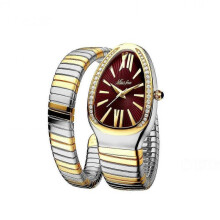 (Q3) Women's Snake Shape Bangle Bracelet Watch
