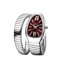 (Q4) Women's Snake Shape Bangle Bracelet Watch