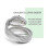 (Q6) Women's Snake Shape Bangle Bracelet Watch 3