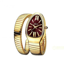(Q2) Women's Snake Shape Bangle Bracelet Watch